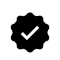 Blue Tick Verification Icon